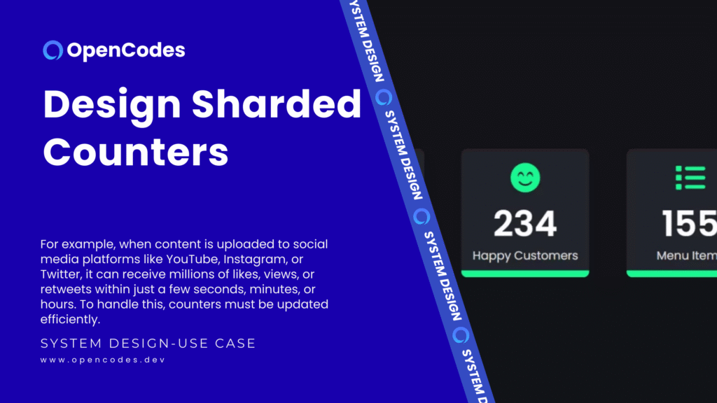 Design Sharded Counters counter